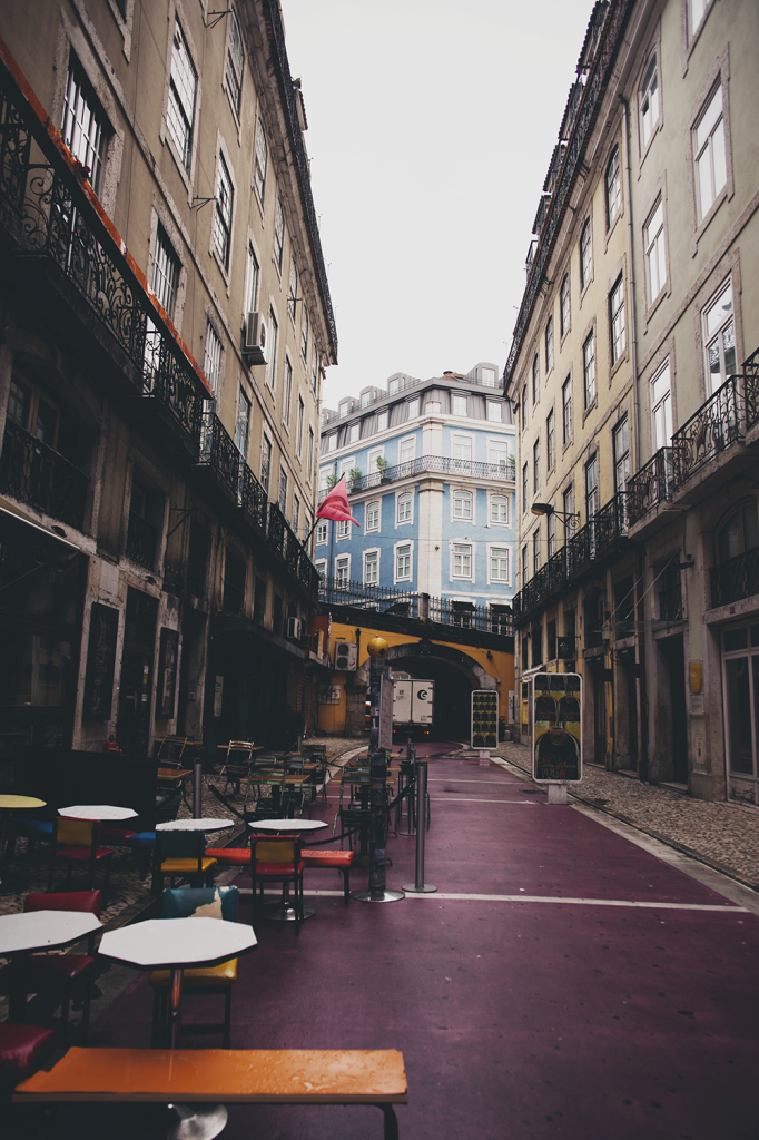 Pink street Lisbon